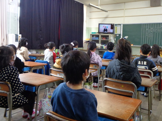 2月全校朝会 「節分とコロナ予防」