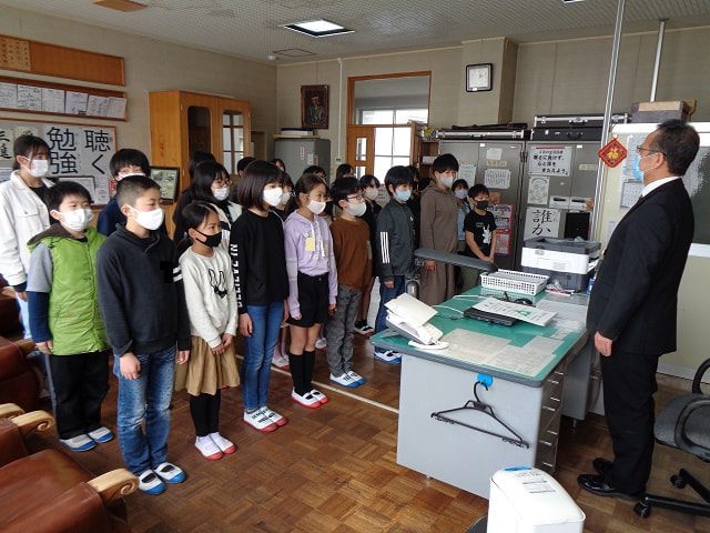 宇部市児童作品展覧会「書写の部」表彰式