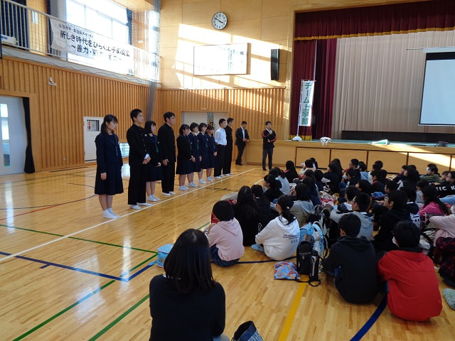 上宇部中学校の「学校見学会」がありました