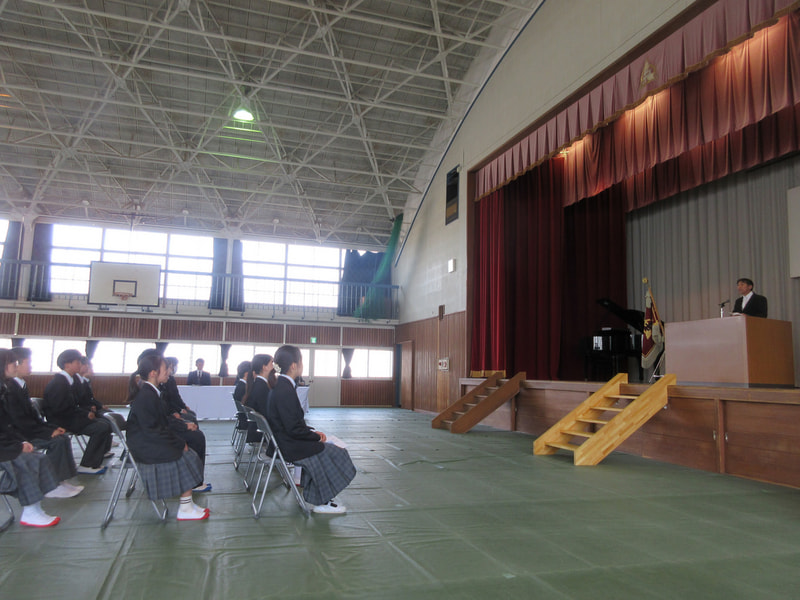 4月8日(火)がんばれ!! センパイ! ~楠中学校 入学式~