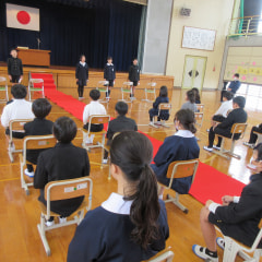 3月11日(火) 「巣立ちの日」に向けて… ~卒業式の予行練習を行いました~
