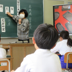 ふるさとの宝「赤間硯」に触れる!!