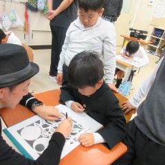 11月1日(金) 「彫物」(切り絵)に挑戦!!