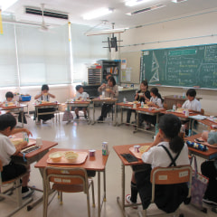 9月10日(火) 交流給食を行いました!!
