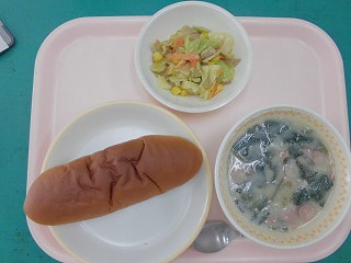 宇部市産白ねぎを使ったクリームスープ