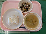 給食試作・試食会(吉部・万倉)