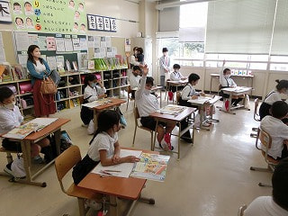 今年度はじめての授業参観