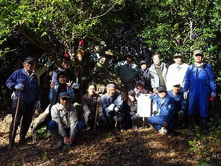 地域 御伊勢山整備作業