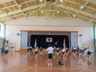 3~6年生 マーチング全体練習
