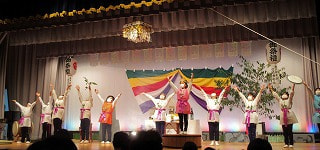 3・4年生 岩戸神楽舞 劇と舞の披露