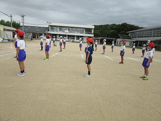 運動会の練習が始まりました