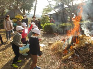 1・2年生 焼き芋大会in宮尾八幡宮