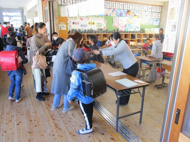 11月参観日・避難訓練