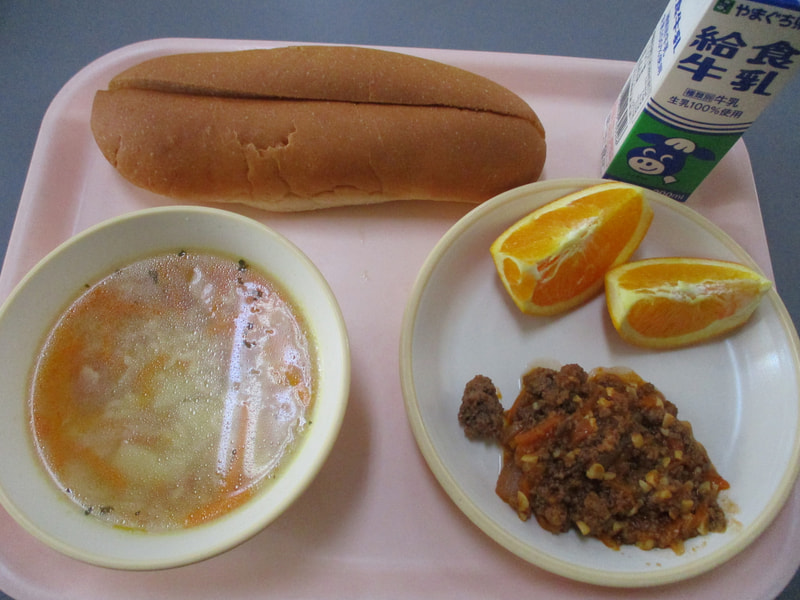今日の給食です。