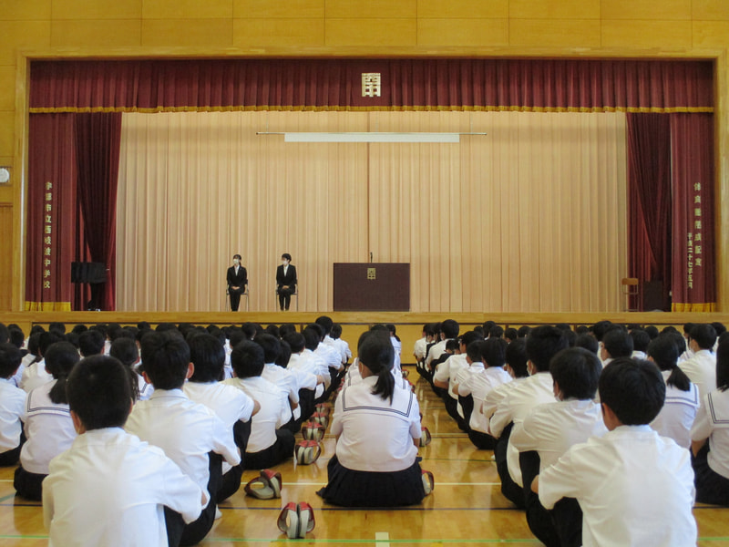 6月の全校集会です。