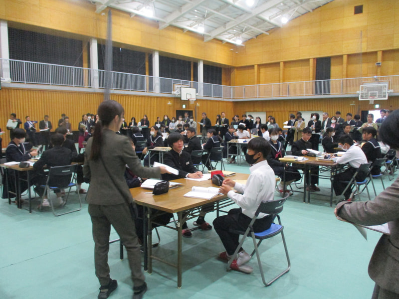 「西岐波中学校区授業の日」開催