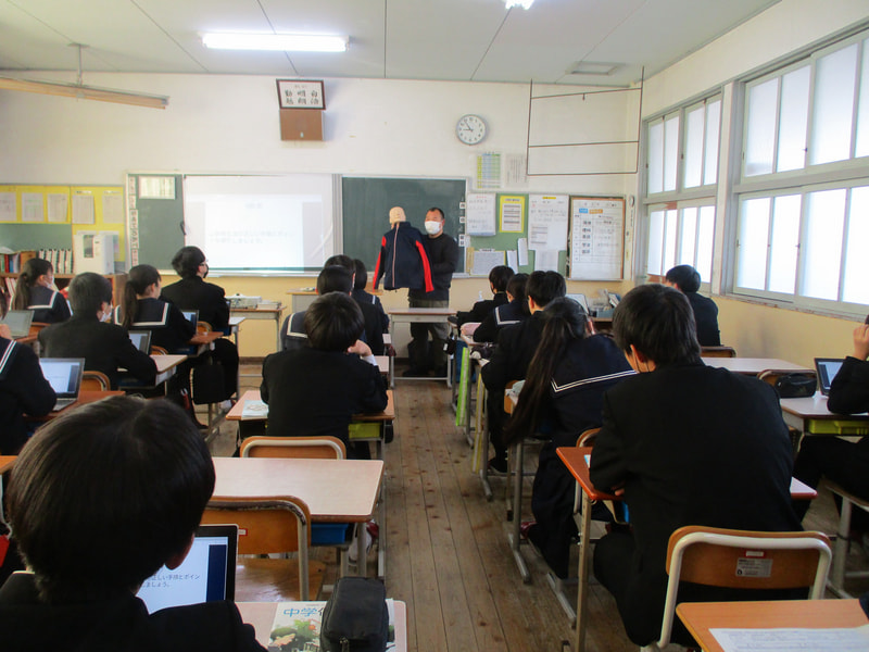保健体育科の互見授業より