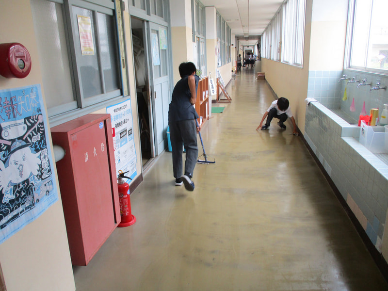 1学期最後の掃除