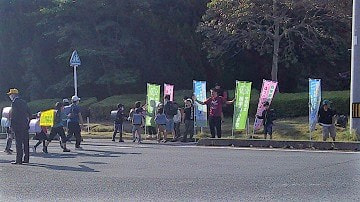 厚南中学校区さわやかあいさつデー