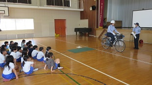 自転車教室がありました