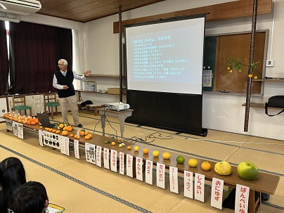 西岐波みかんの食育授業について(4年生)