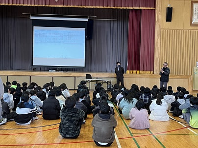 常盤中学校入学説明会