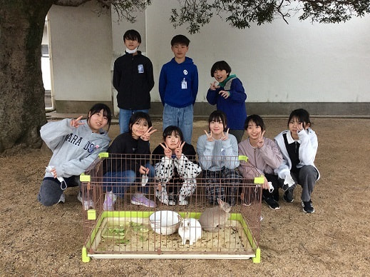 うさぎの引き渡し会を行いました。