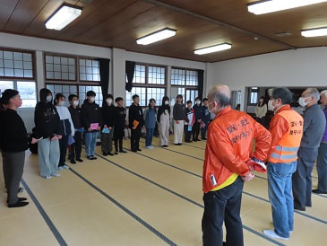 「地域の方へお礼の会」がありました。