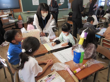 常盤中学校区授業の日(研究授業の様子)
