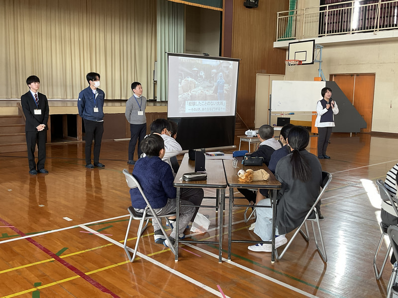 自然災害への対応を皆でシミュレーション!(6年 専門家等と連携した防災出前授業)