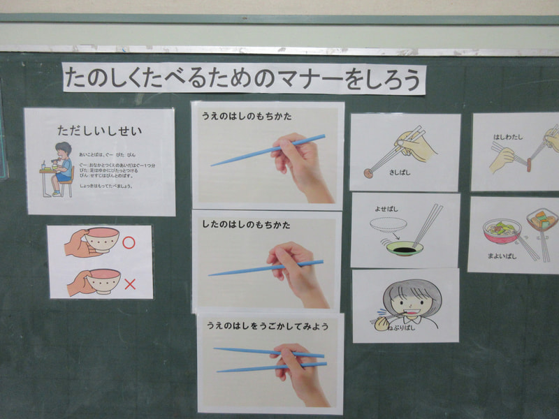 楽しく食べるためのマナーを知ろう(1年)
