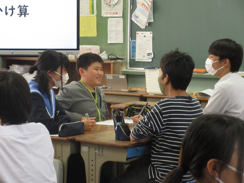一足早く中学生気分を体験!(6年 小中交流授業)