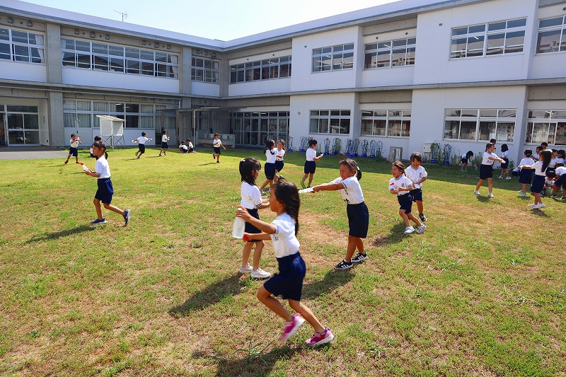 1年生「なつと ともだち」