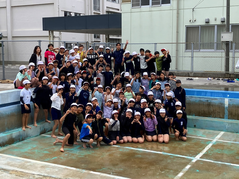 6年生 プール掃除