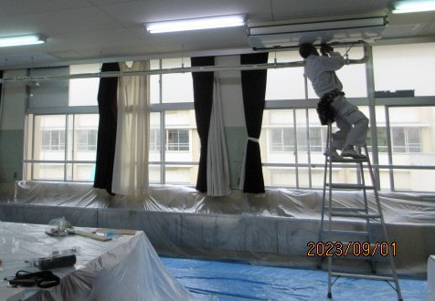 エアコン取付２.JPG